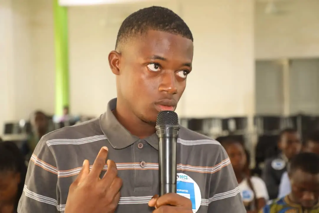 Portrait de Koffi, participant à un programme NCI.